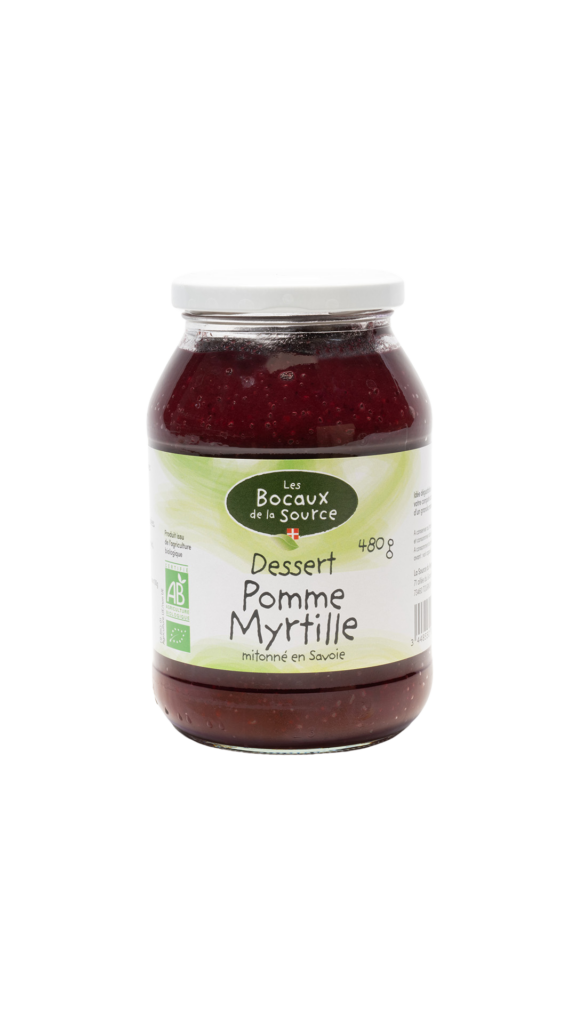 Dessert Pomme Myrtille
